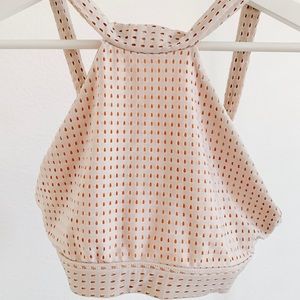 New Acacia Swim Dubai Bikini Top Haupia Mesh